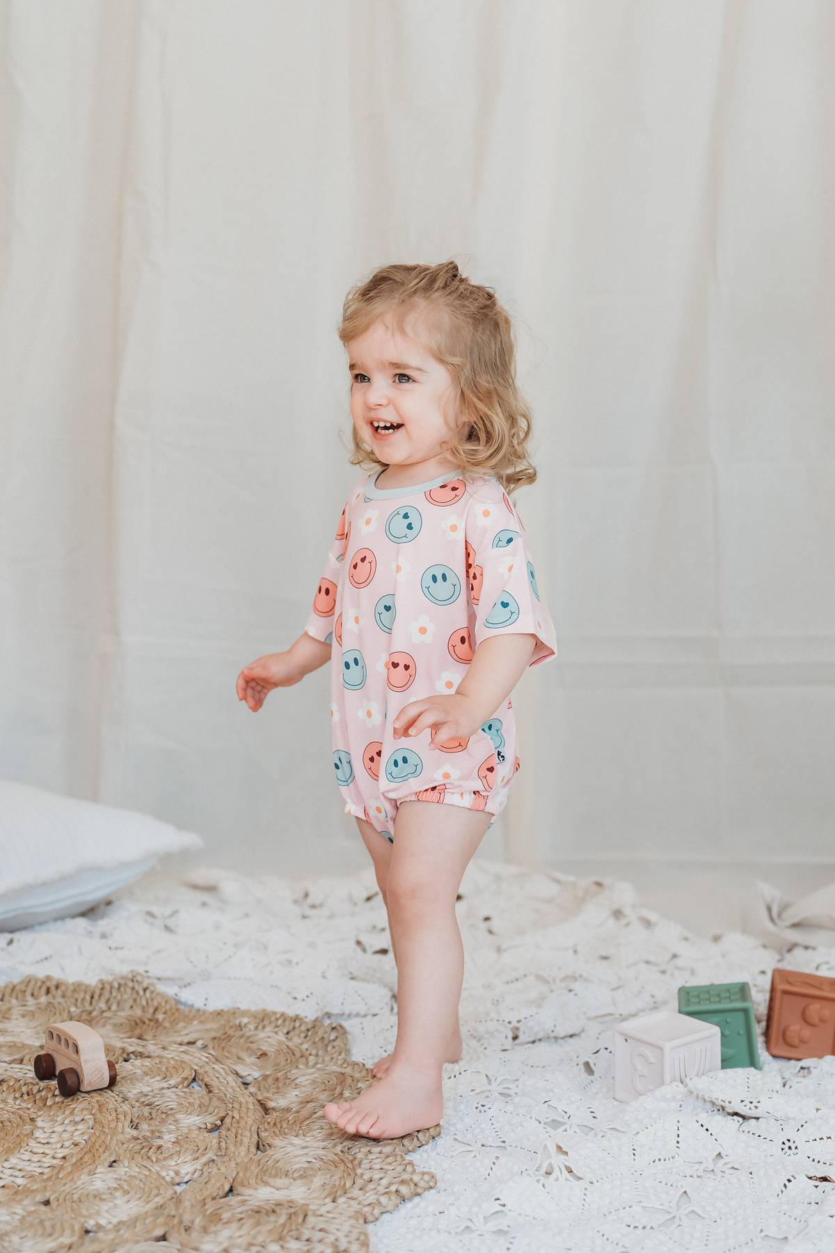 Happy Petals Bubble Romper