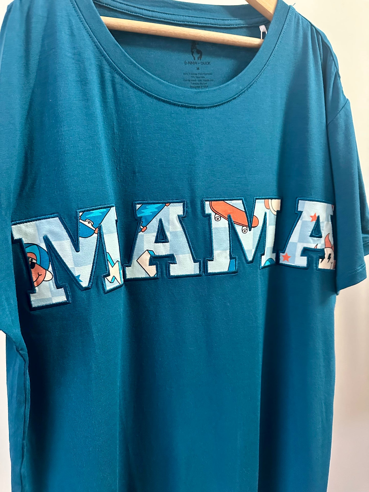Rad Vibes Embroidered MAMA Tee