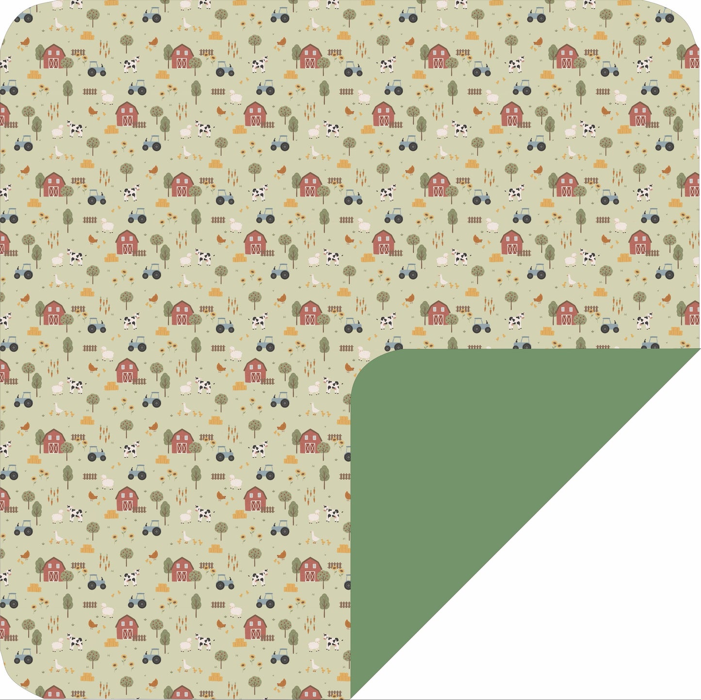 Barnyard Besties Double-layer Bamboo Blanket