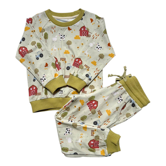 Barnyard Besties French Terry Jogger Set