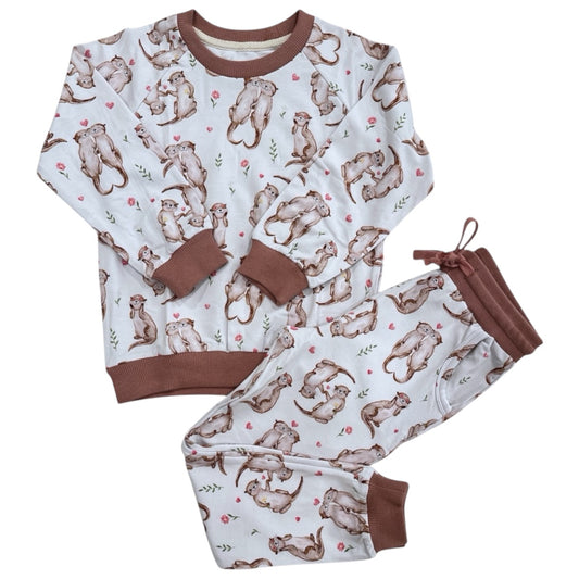 My Otter Half French Terry Jogger Set