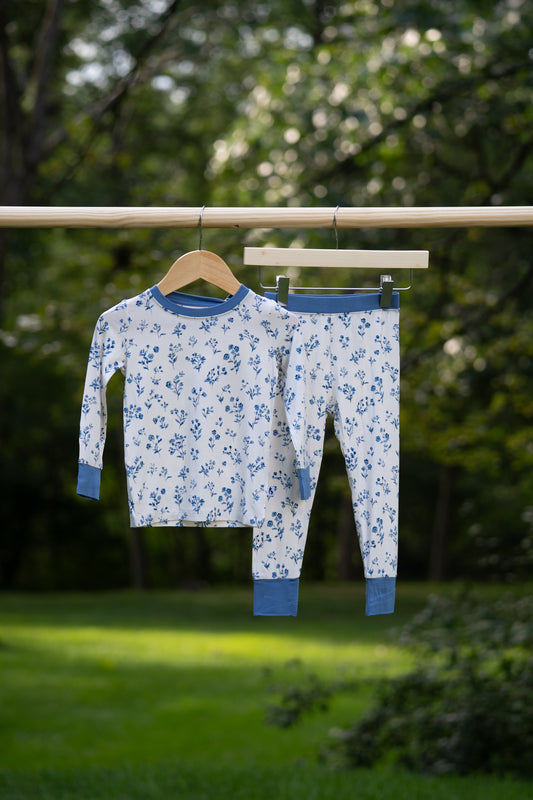 Blue Willow Two-Piece Pajama Set