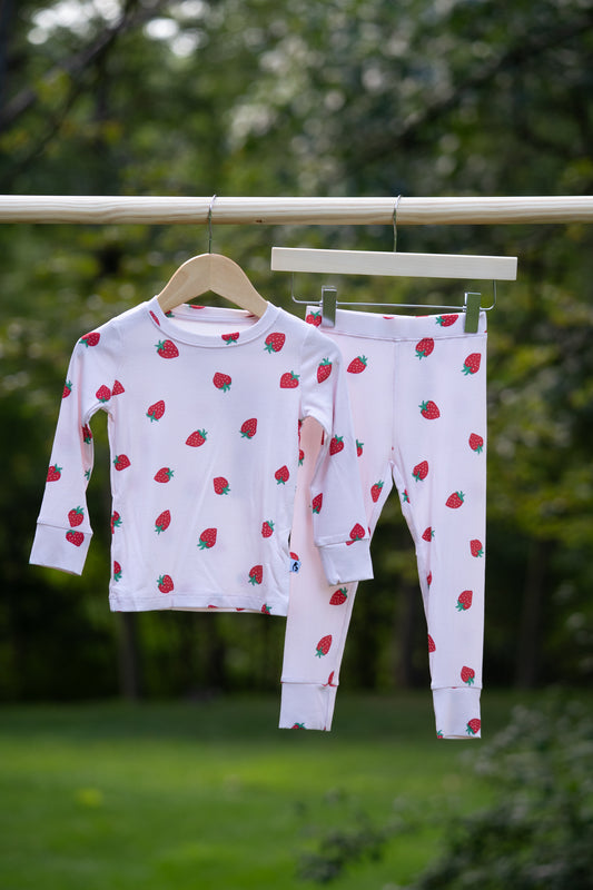 Strawberry Fields Two-Piece Pajama Set