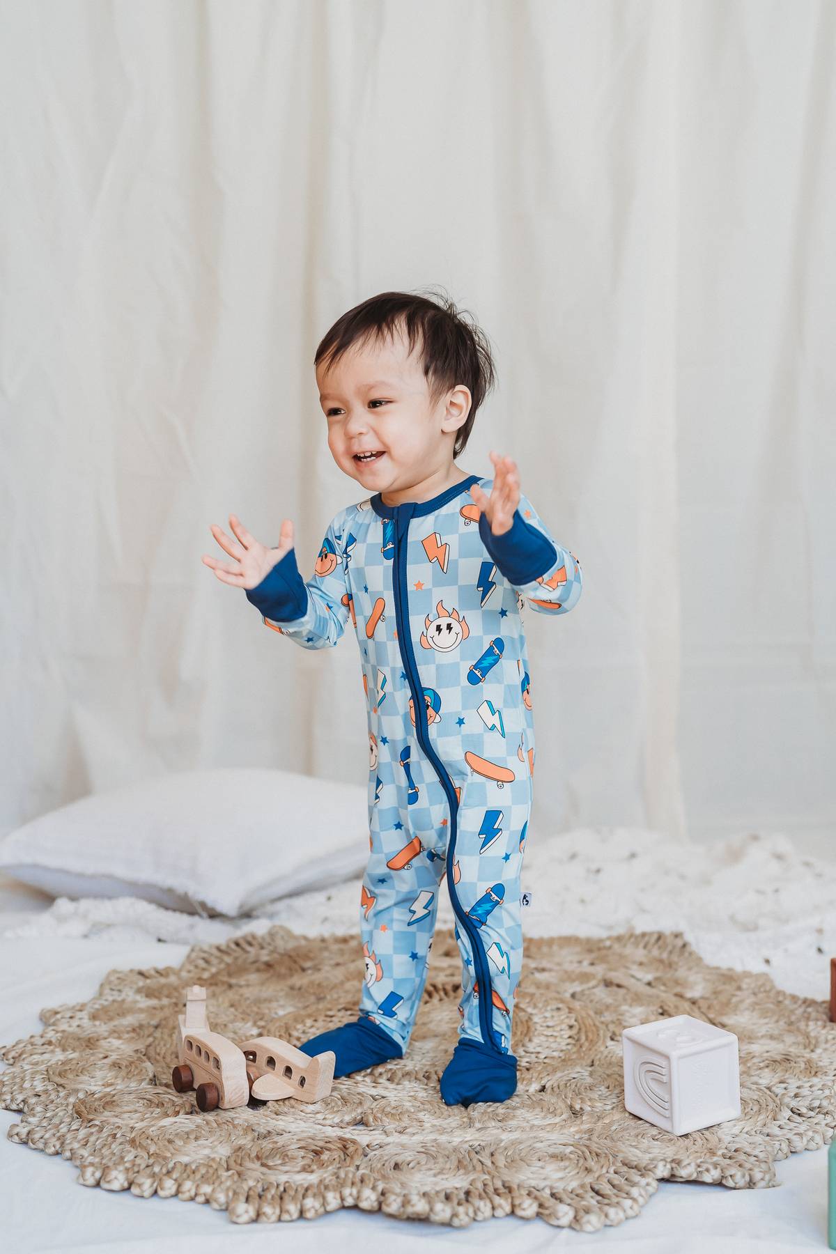 Rad Vibes Zip Romper