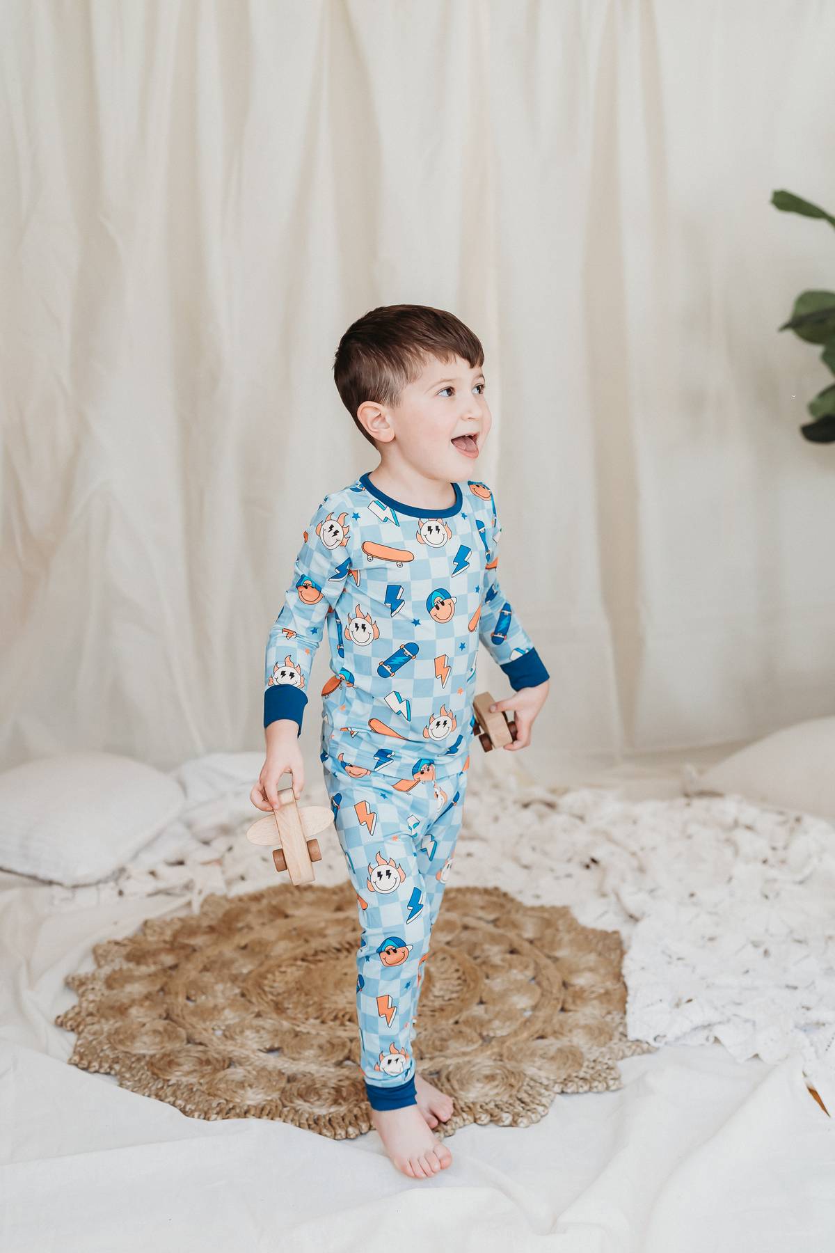 Rad Vibes Two-Piece Pajama Set