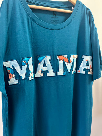 Rad Vibes Embroidered MAMA Tee