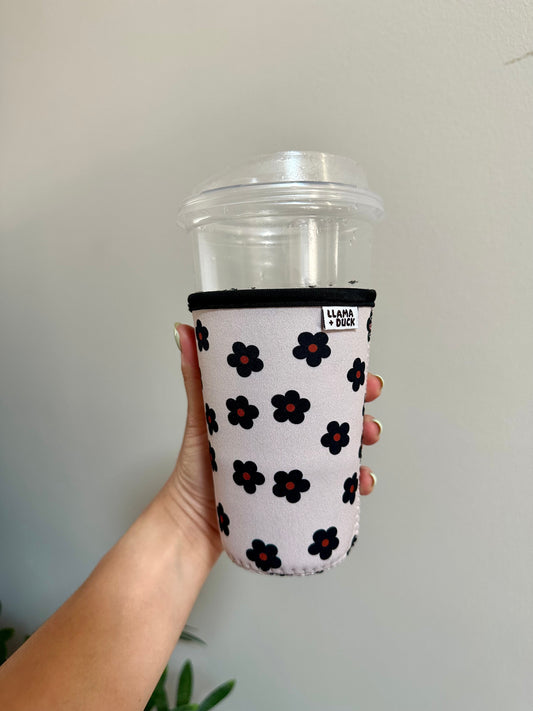 Retro Floral Coffee Sleeve